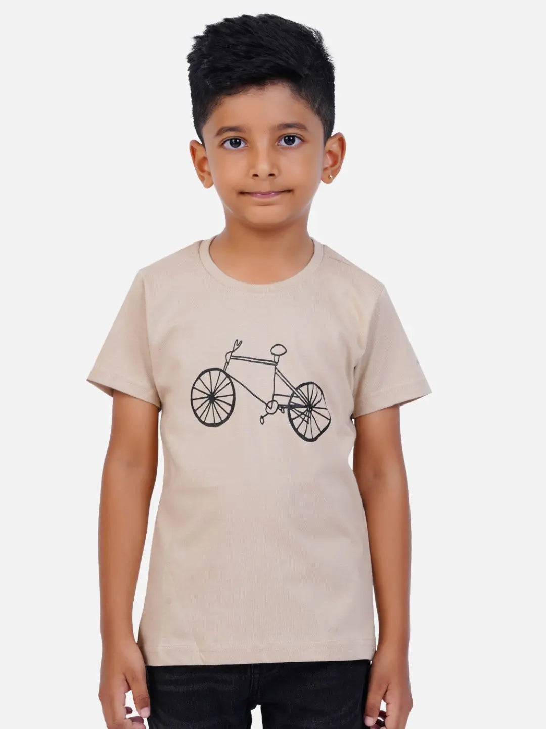 AirGarb kids' t-shirt featuring soft black cotton fabric