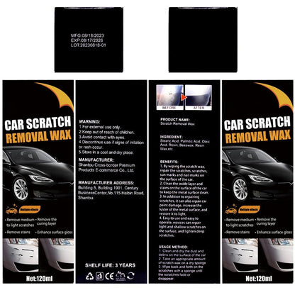Car Scratch Removal Wax Pack of 2