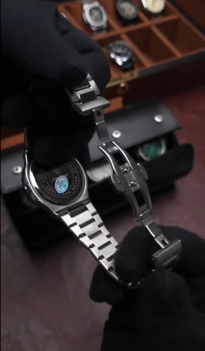 Poedagar Luxury Stainless Steel Watch